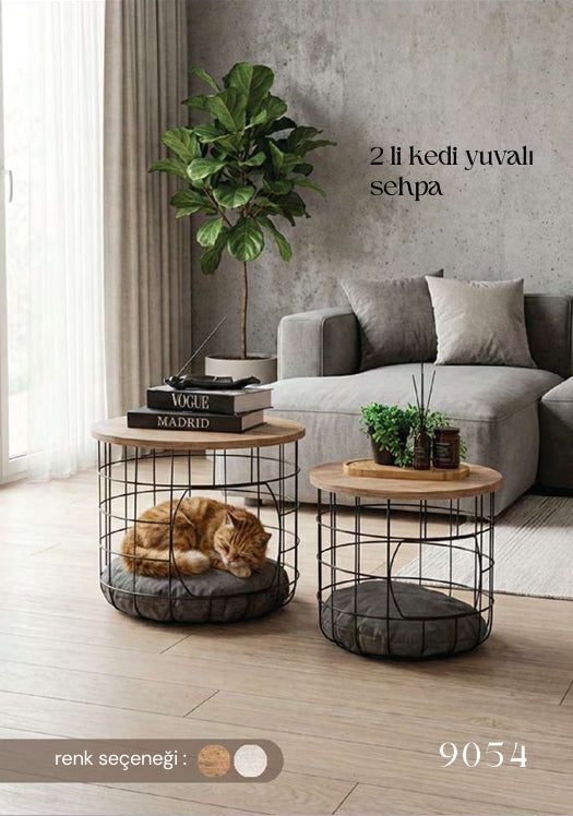 KEDİ YUVALI SEHPA