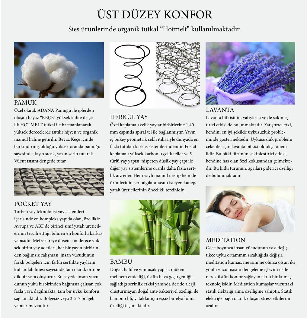 SİES ZEUS 3'lü SET (150*200)