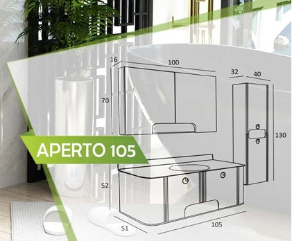 DS APERTO 105 BANYO DOLABI