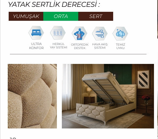 BAZA BAŞLIK YATAK 120*200