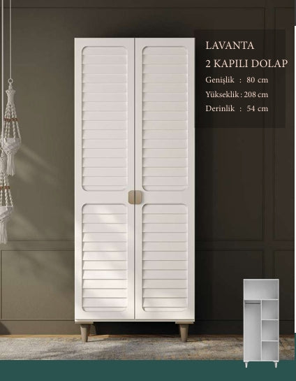 CSTR LAVANTA 2 KAPAKLI DOLAP