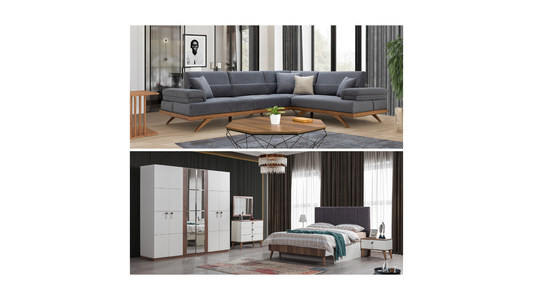 DS KÖŞE KOLTUK TAKIMLI DÜĞÜN PAKETİ 13 (İkili Paket)