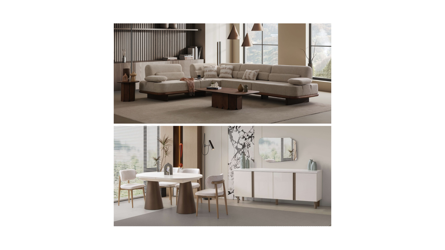 DS KÖŞE TAKIMLI DÜĞÜN PAKETİ 16 (İkili Paket)