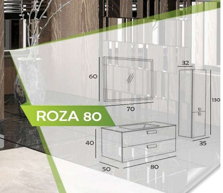 DS ROZA 80 BANYO DOLABI