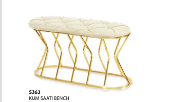 DS Kum Saati Gold Bench