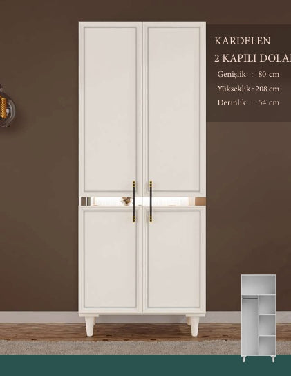 CSTR KARDELEN 2 KAPAKLI DOLAP