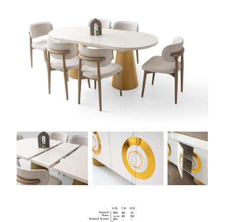 DS KASİDE YEMEK ODASI TAKIMI